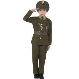 Militær Officer Børnekostume