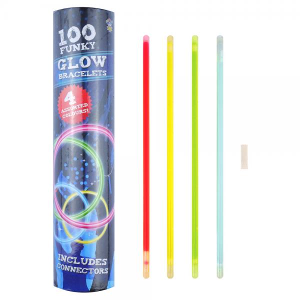 Glowsticks Armbnd 100-pak