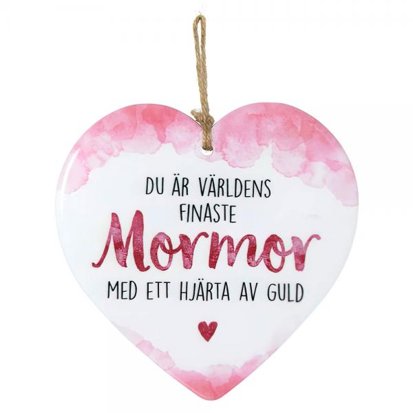 Mormor Keramisk Hjerte