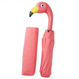 Sammenklappelig Flamingo Paraply