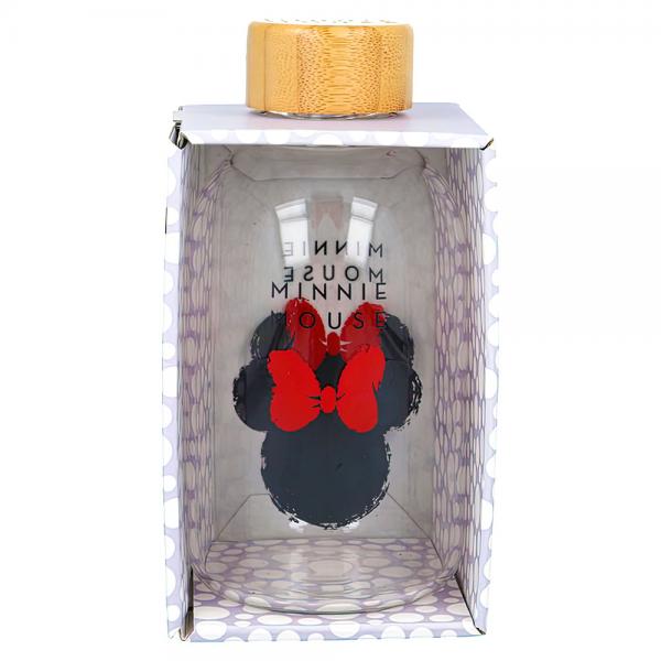 Minnie Mouse Vandflaske Glas