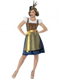 Oktoberfest Heidi Kjole Kostume