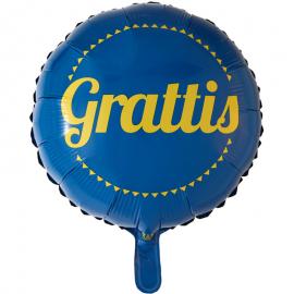 Studenterballon Grattis Folie