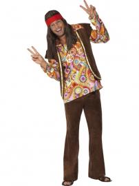 60'er Psykedelisk Hippie Kostume