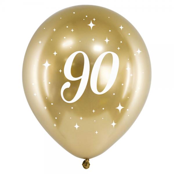 90-rs Balloner Guld