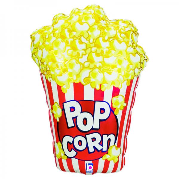 Folieballon Popcorn