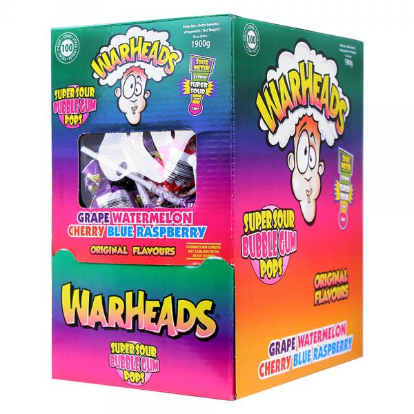 Warheads Slikkepind Supersur Mix