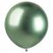 Store Runde Grønne Chrome Balloner