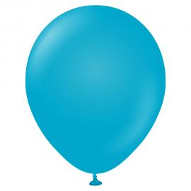 Blå Store Standard Latexballoner Blue Glass
