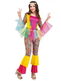 Farverig Hippie Kostume