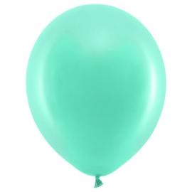 Rainbow Latexballoner Mintgrønne 100-pak