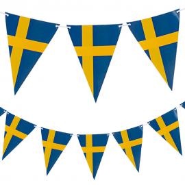 Flagguirlande Sverige