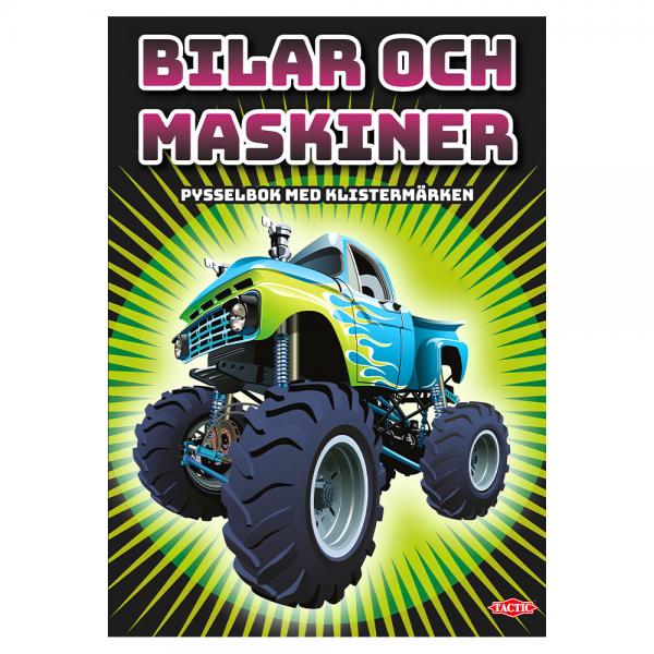 Biler og Maskiner Aktivitetsbog med Klistermrker