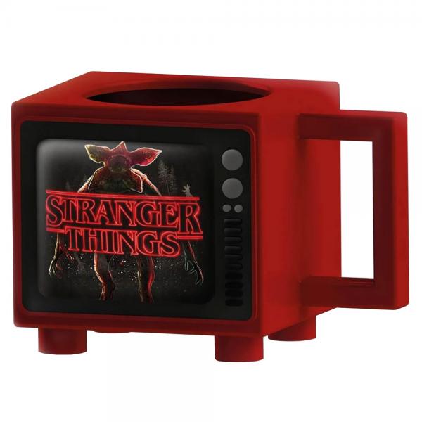 Varmeskiftende Krus Stranger Things Retro TV