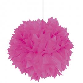 Neon Pom Poms Pink