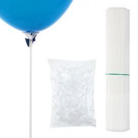 Ballonpinde Hvid 100-pak