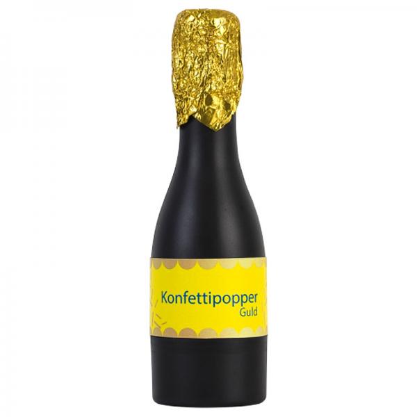 Konfetti Popper Champagne Flaske Guld
