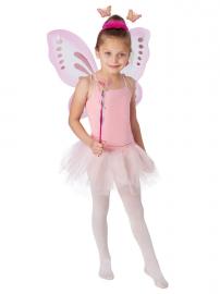Butterfly Dress-Up Sæt Pink