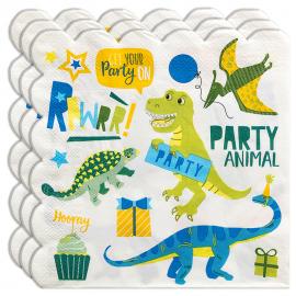 Servietter Dinosaur Party