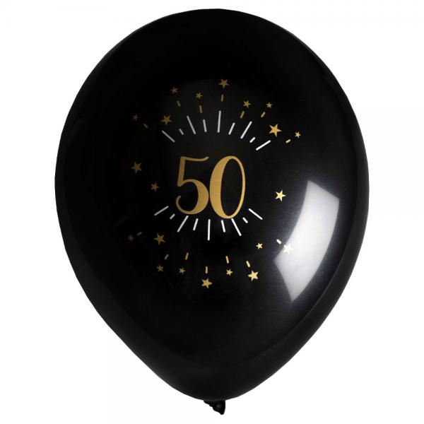 Balloner 50 r Birthday Party Guld