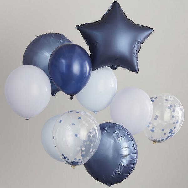 Ballonbuket Mix It Up Blue