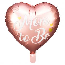 Folieballon Mom To Be Rosaguld