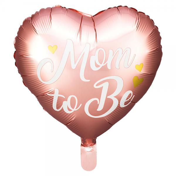 Folieballon Mom To Be Rosaguld