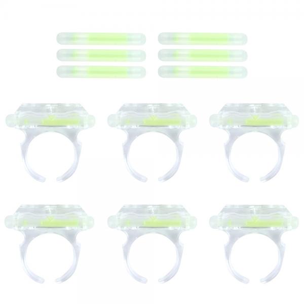 Glowstick Ringe 6-pak