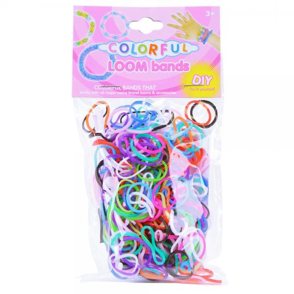 Loom Band Flerfarvet 300-Pack