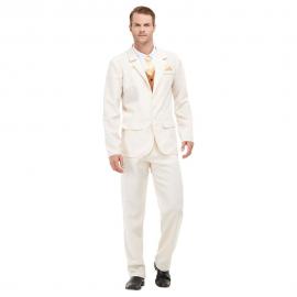 Gatsby 20'er Hvidt Kostume Large