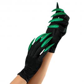 Handsker med Grønne Negle
