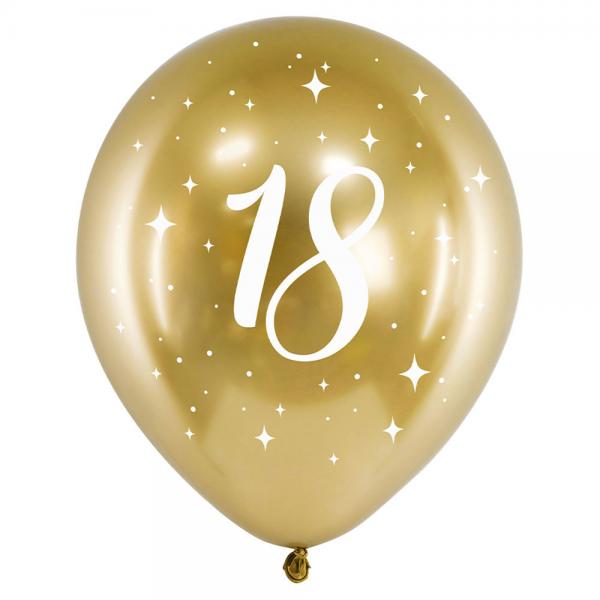 18-rs Balloner Guld
