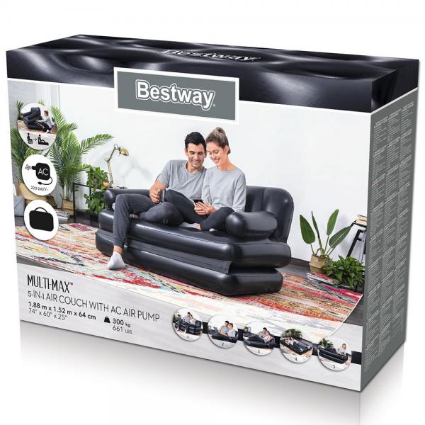 Oppustelig Sofa 5-i-1 med Luftpumpe Multi-Max