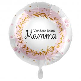 Världens Bästa Mamma Ballon Blommor