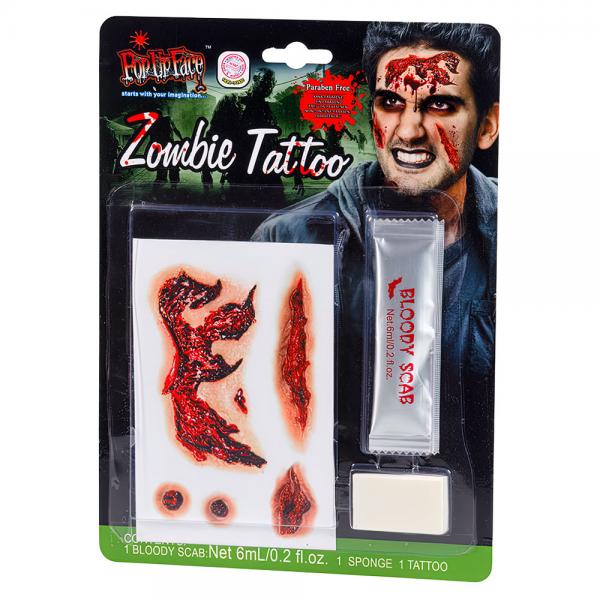Zombie Sr Tatoveringer og Blod