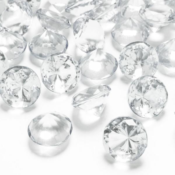 Diamantkonfetti Mellem Gennemsigtig
