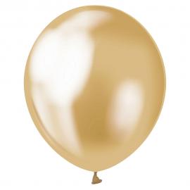 Latexballoner Chrome Guld Platinum