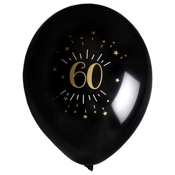 Balloner 60 r Birthday Party Guld