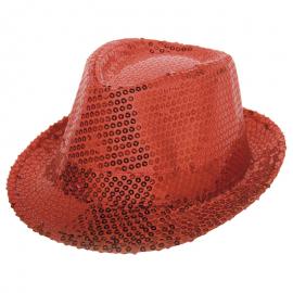 Rød Trilby Hat