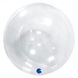 Stor Globe Folieballon Gennemsigtig