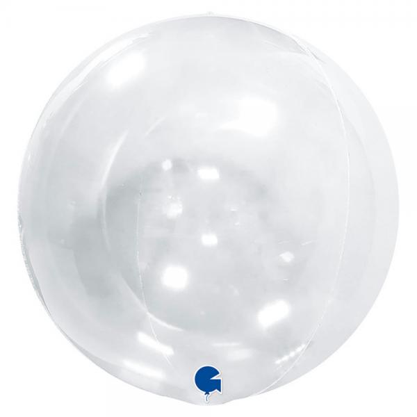 Stor Globe Folieballon Gennemsigtig