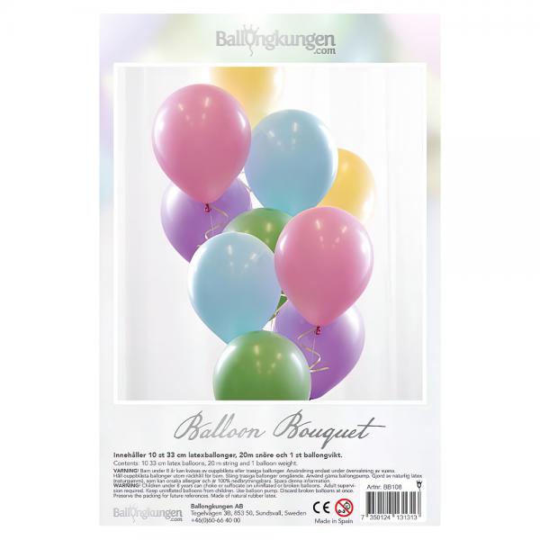 Ballonbuket Pastel