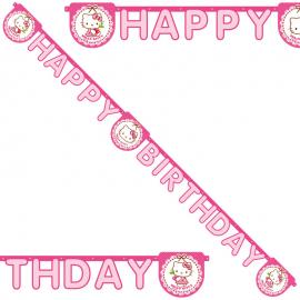 Hello Kitty Happy Birthday Guirlande