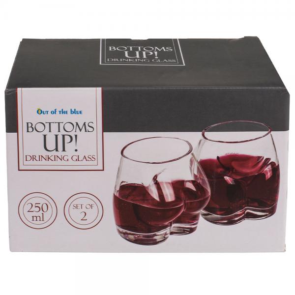 Bottoms Up Drinkglas 2-pak