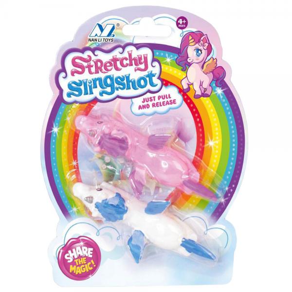 Stretchy Enhjrning Legetj 2-pak