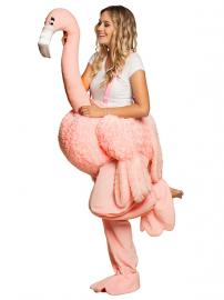 Ridende Flamingo Kostume