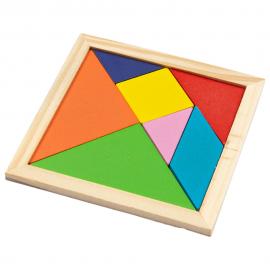 Træpuslespil Tangram