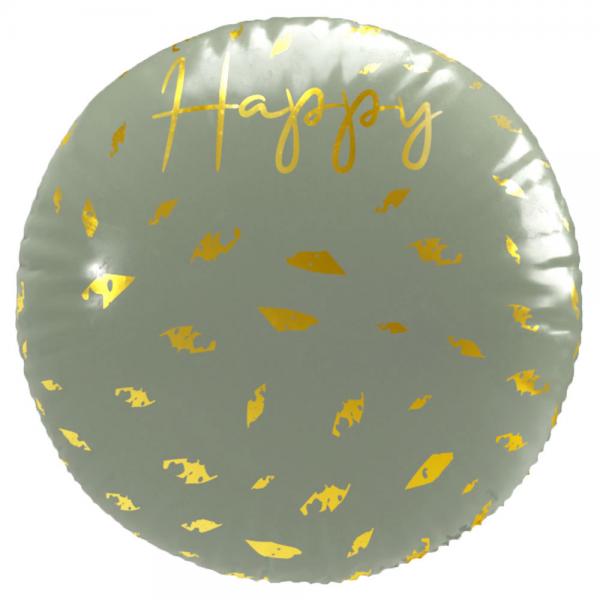 Happy B-Day 3D Folieballon Golden Dawn