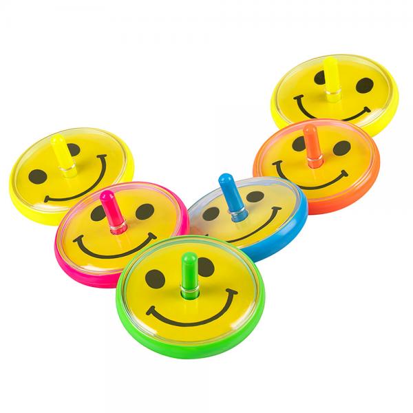 Spin Tops Smiley Legetj