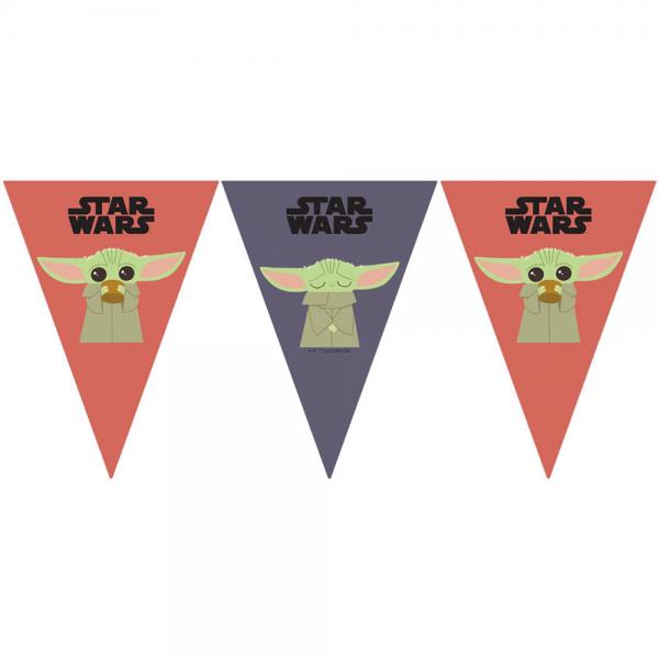 Star Wars Mandalorian Flagguirlande